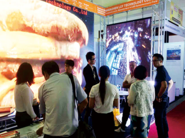 马来西亚国际广告及LED展米兰milan展会现场
