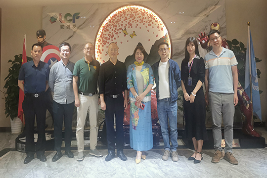 江门国家高新区领导莅临米兰milan参观调研