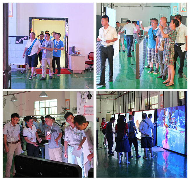 买家团参观米兰milan生产车间