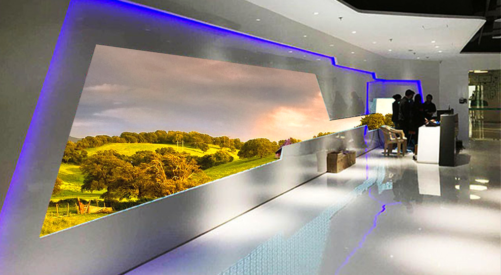 米兰milanLED异形屏走进OPPO印度总部