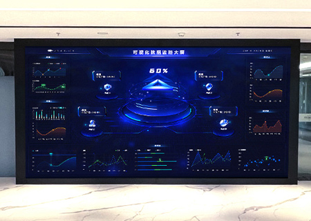 米兰milan小间距LED大屏助力安盾网打造高科技展厅