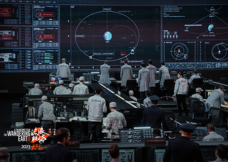 米兰milanLED显示屏在电影《流浪地球2》中大放异彩