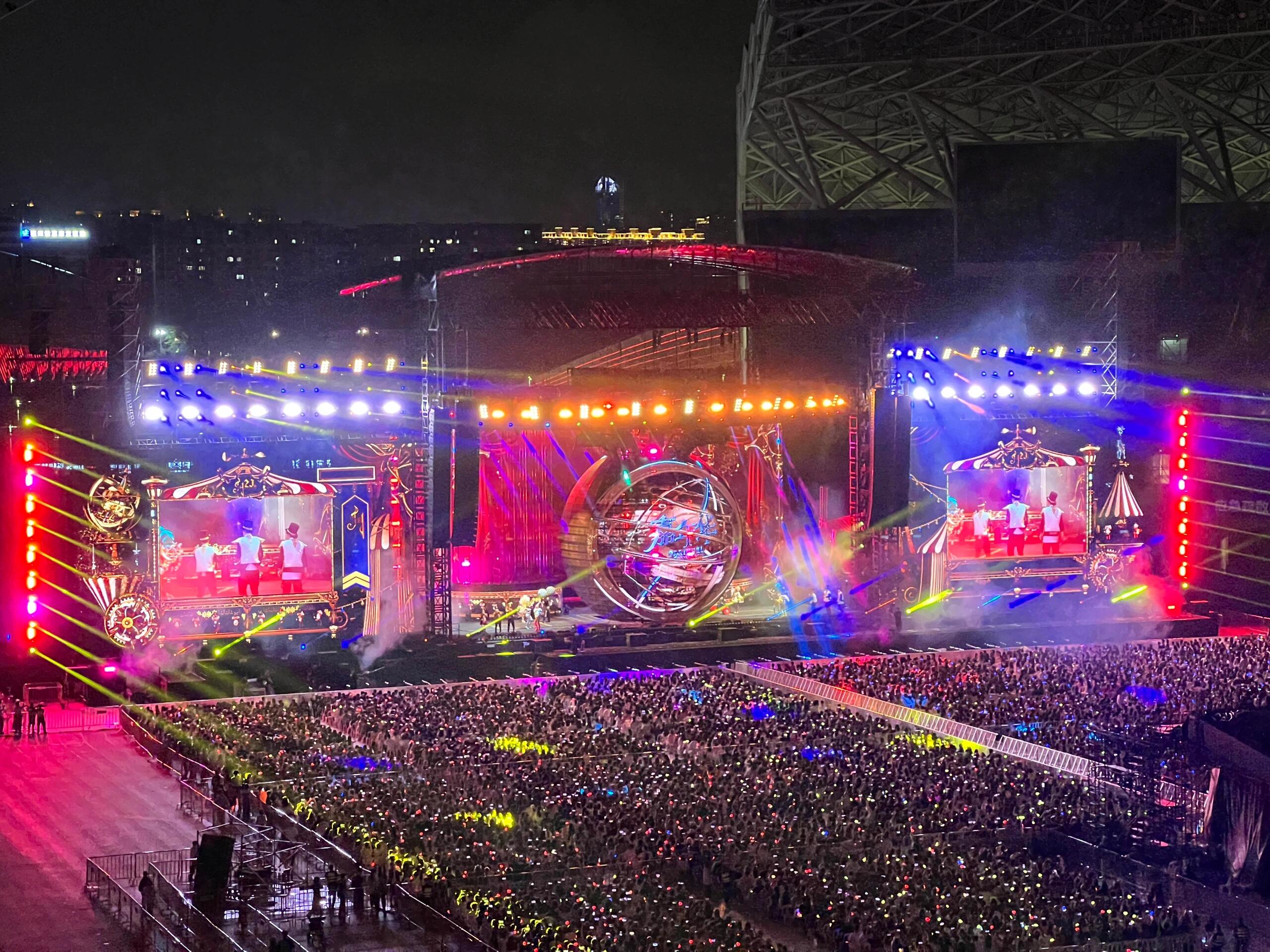 周杰伦演唱会LED显示屏 周杰伦演唱会LED显示屏